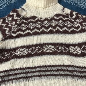 Free People Check Me Out Pullover in Winter Fog Combo